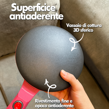 CrêpeMaster™ – Piastra Antiaderente Professionale per Crêpe Perfette